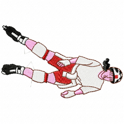 Hockey Embroidery Design 1